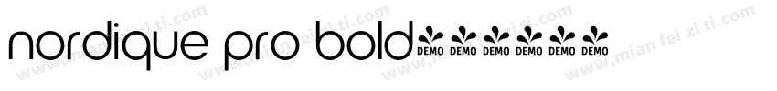 nordique pro bold字体转换